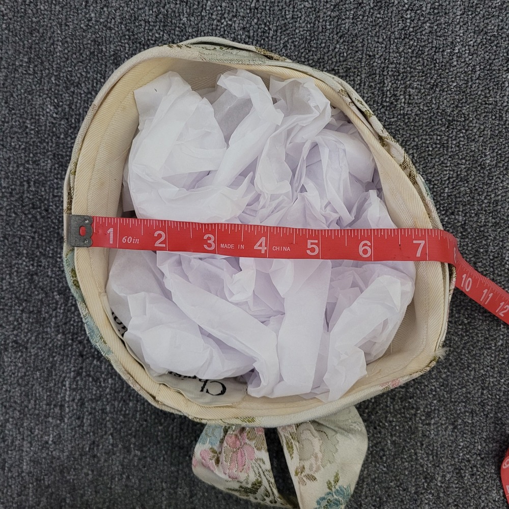 Christian Dior vintage hat turban 50s 60s floral pastel regency glam bow chic - Picture 16 of 16
